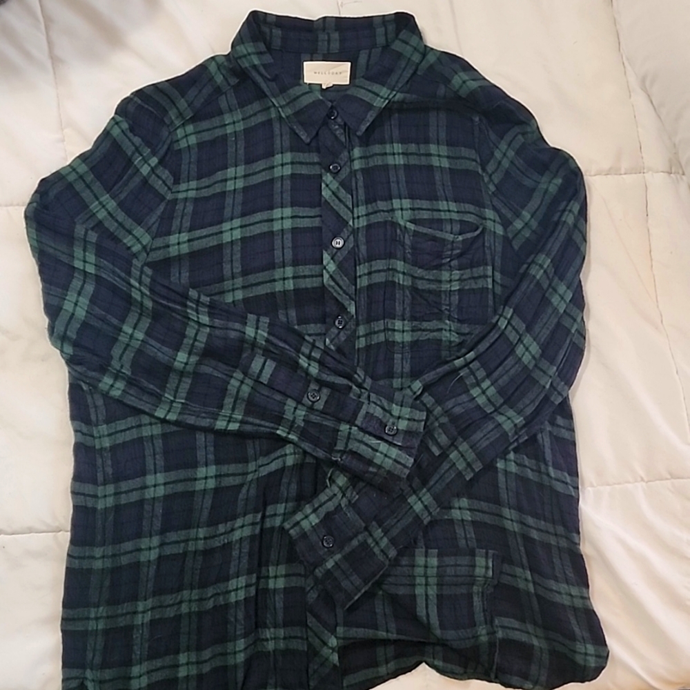 Melody XL Flannel Button Down